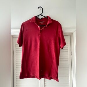 Artefact Men's Red Cotton Polo Shirt